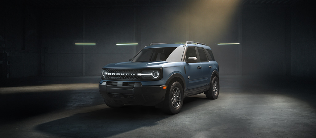 VUS Ford Bronco Sport® 2026 stationné dans un bâtiment industriel