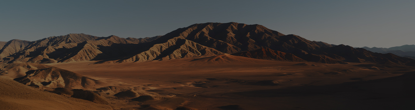 Un panorama de montagne
