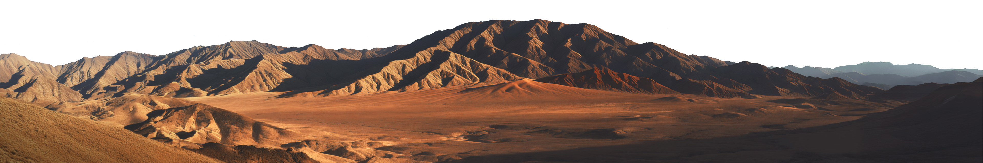 Un panorama de montagne