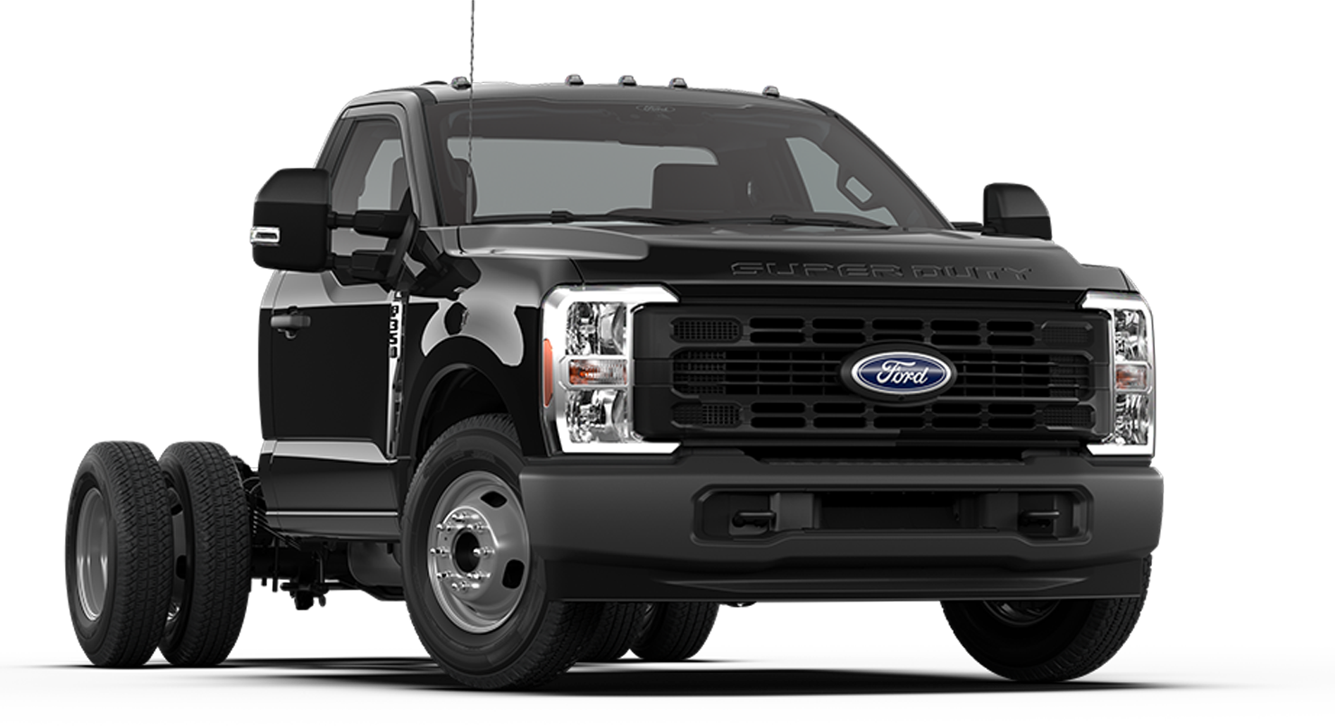 Ford F-350® XL Super Duty® à châssis-cabine 2026 en noir agate