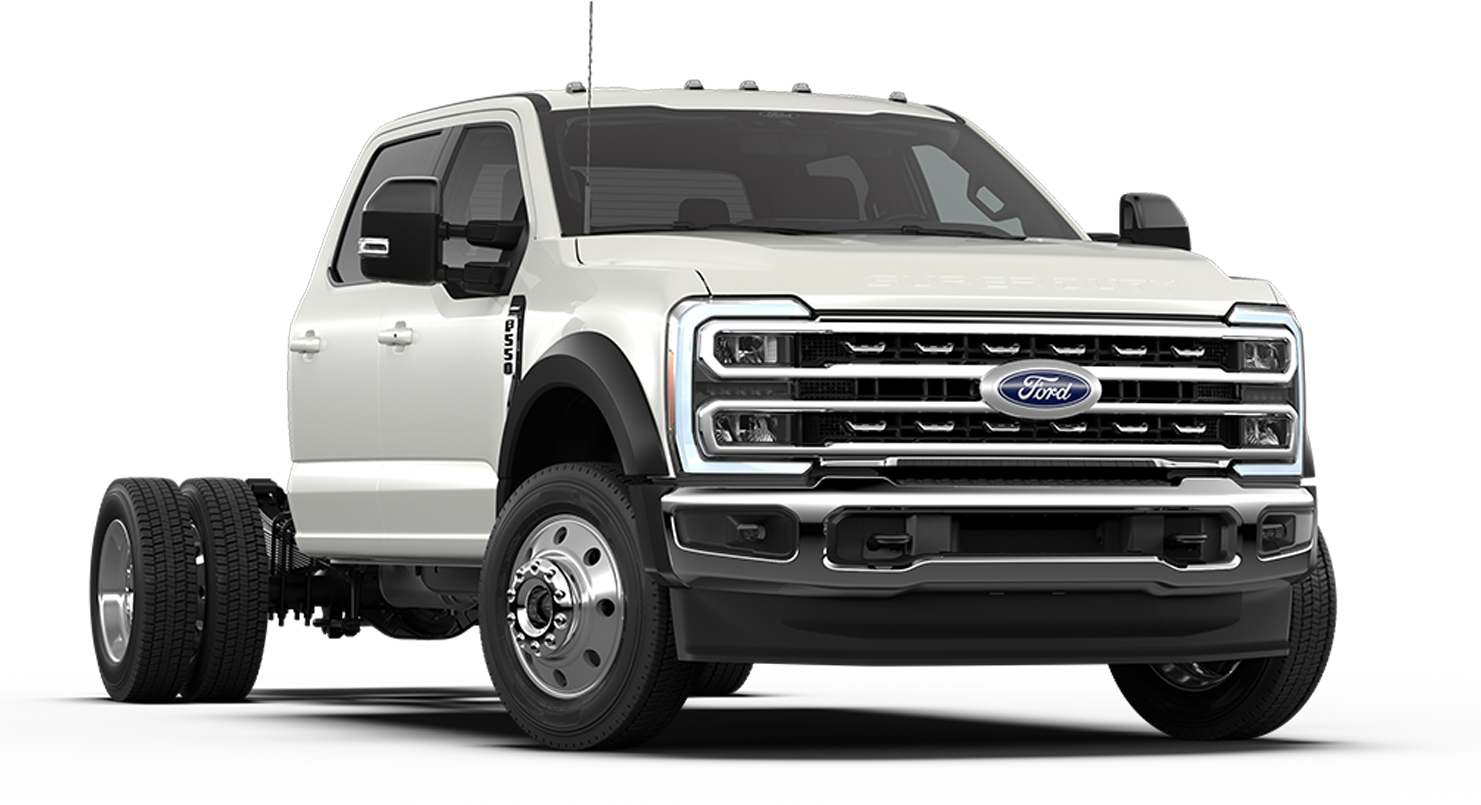 Ford Super Duty® à châssis-cabine F-550® Lariat 2026 illustré en avalanche