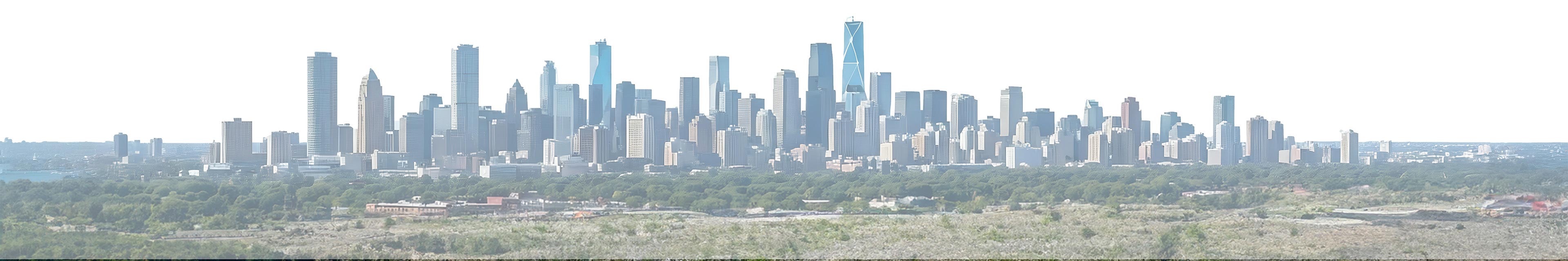 Vue panoramique d’un horizon urbain pendant la journée