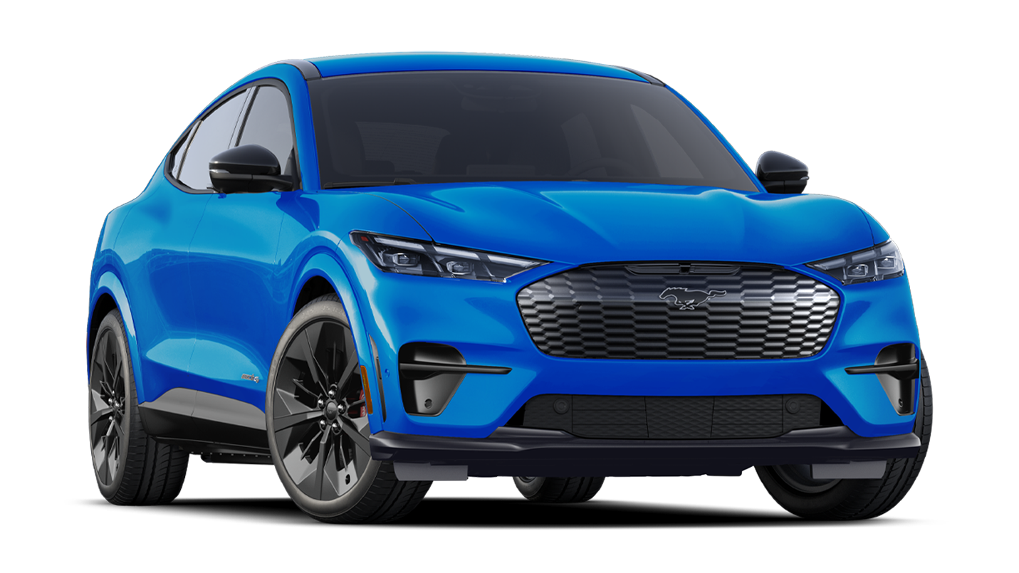 Ford Mustang Mach-E® GT 2025 en bleu vitesse