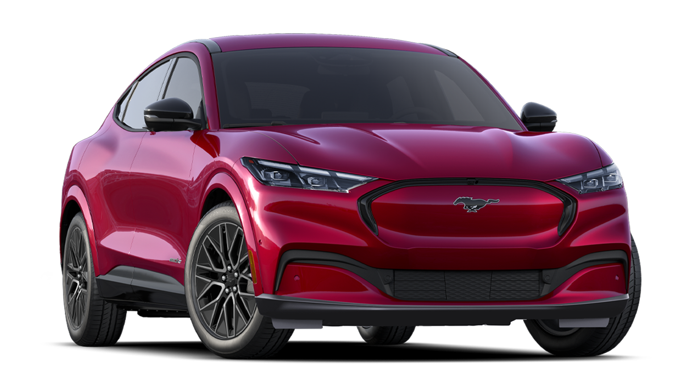 Découvrez la Ford Mustang Mach-E® Premium 2025 en magenta molten