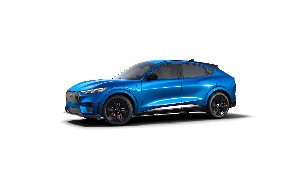 Ford Mustang Mach-E® GT 2025 en bleu vitesse