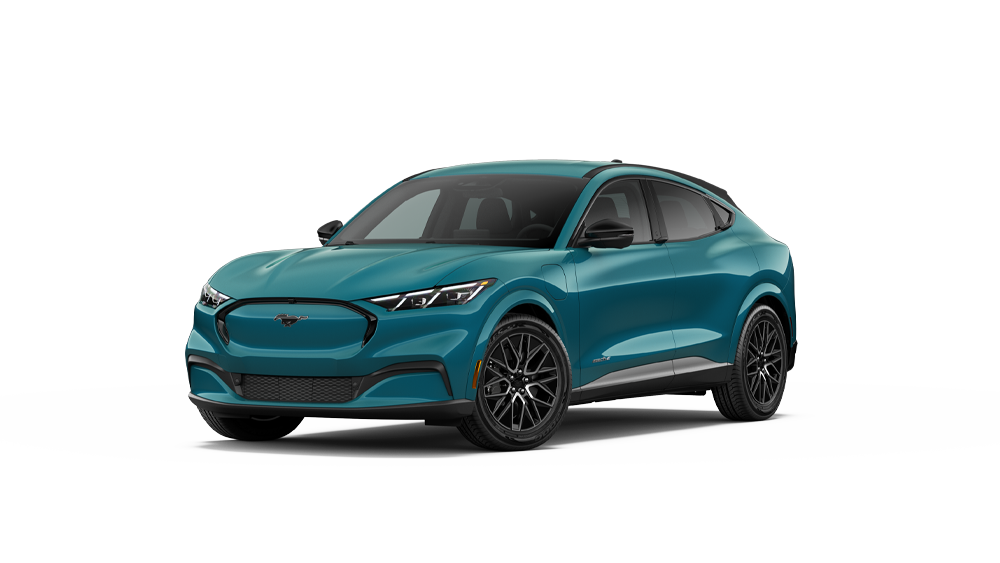 Ford Mustang Mach-E® Premium 2026 en bleu Adriatique métallisé