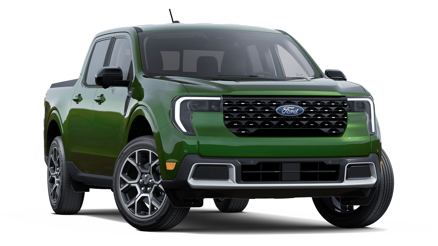 Une Ford Maverick® Lariat® 2025 en vert éruption