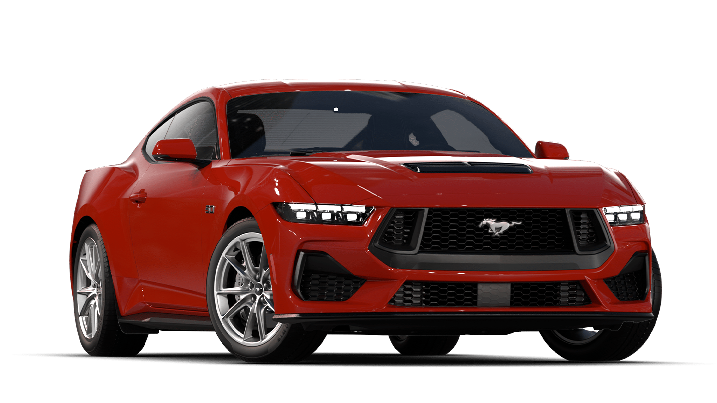 Ford Mustang® GT Premium Coupé 2025 en rouge course