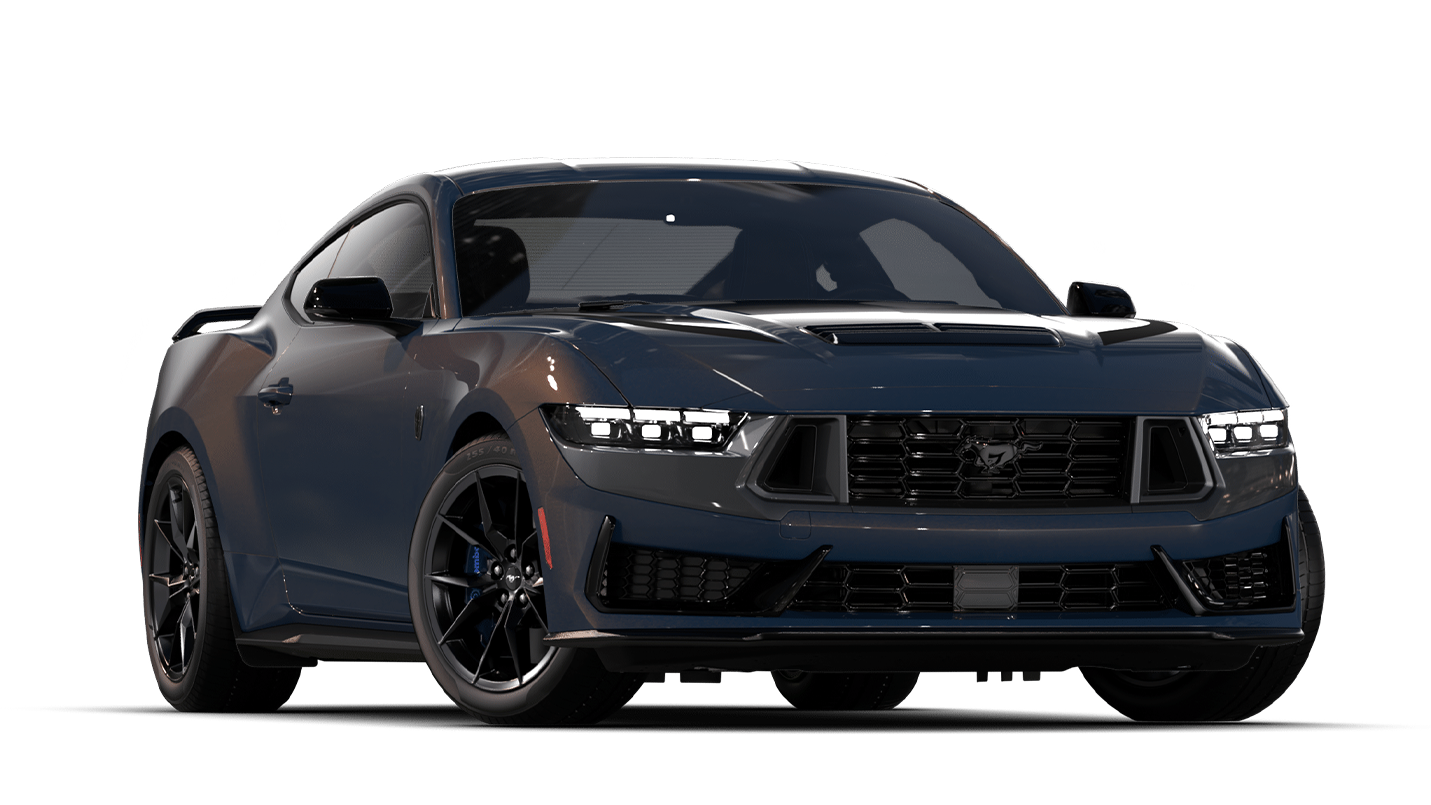Ford Mustang® Dark Horse™ Premium 2025 en bleu ambre métallisé