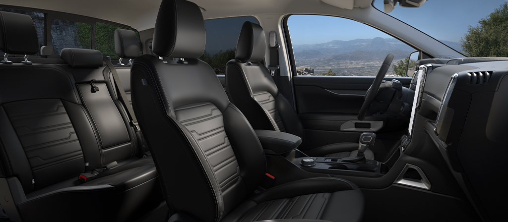 Vue intérieure du Ford Ranger® 2025