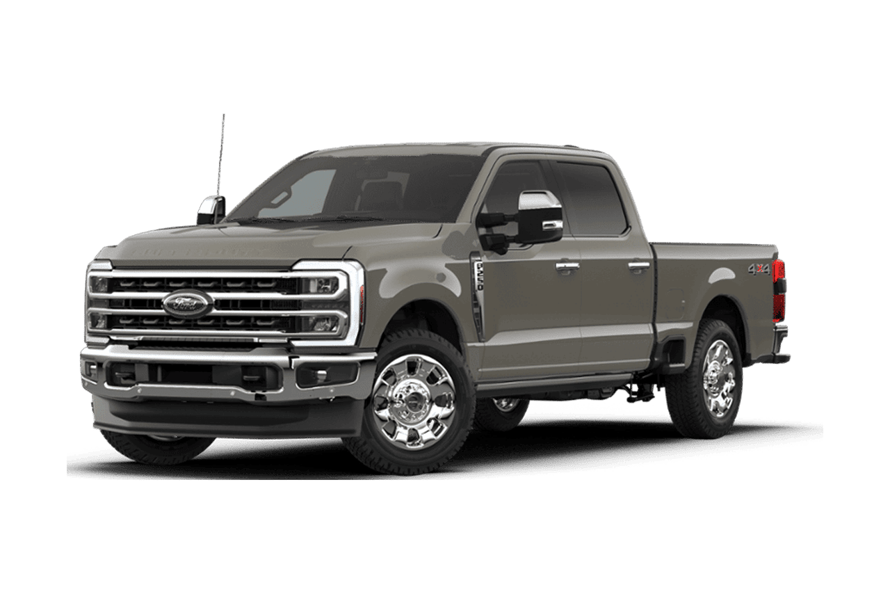 Ford Super Duty® F-250® King Ranch® 2026, couleur noir agate sur fond blanc