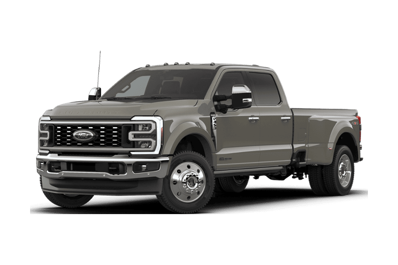 Ford Super Duty® F-450® King Ranch® 2026, couleur noir agate sur fond blanc