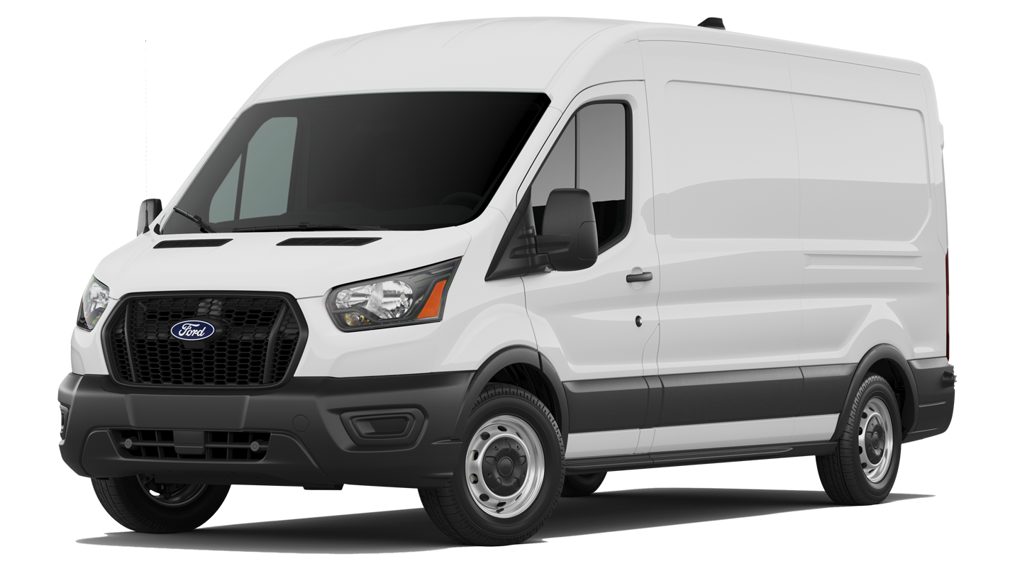 Modèle de fourgonnette utilitaire Ford Transit® 2026 en blanc Oxford