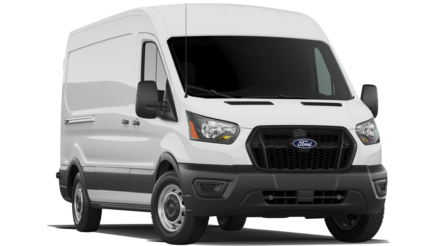 Modèle de fourgonnette utilitaire Ford Transit® 2026 en blanc Oxford