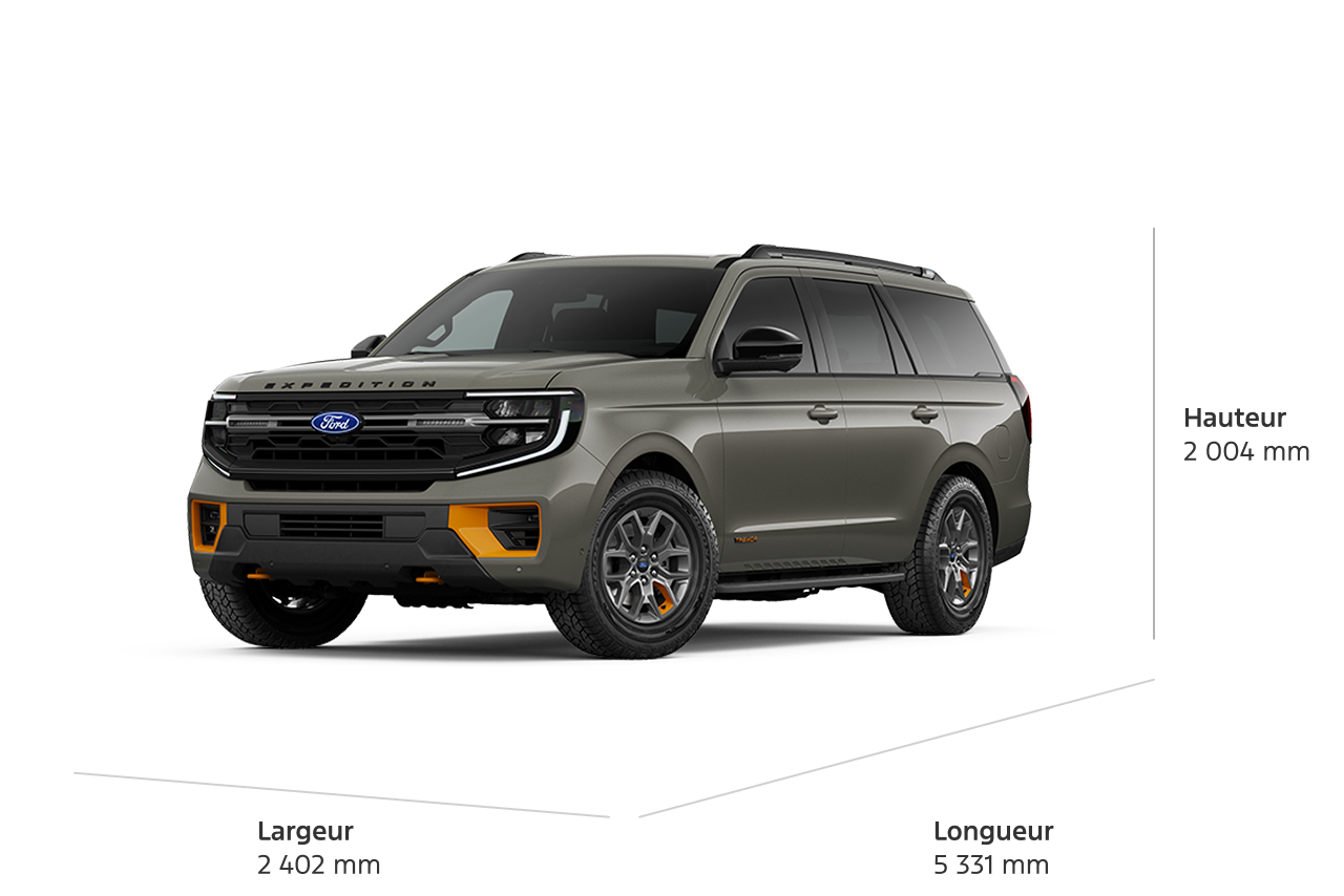 2027 Ford Expedition® Tremor® SUV dimensions