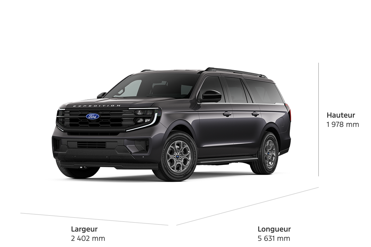 2027 Ford Expedition® MAX Active SUV dimensions