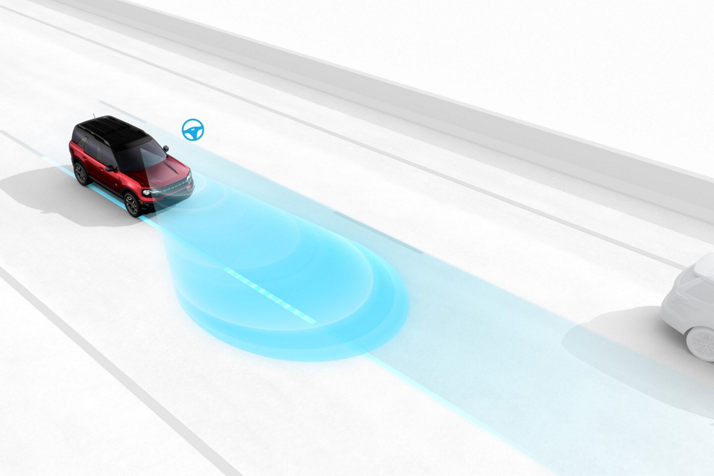 Une illustration des caractéristiques de sécurité d’un Bronco Sport