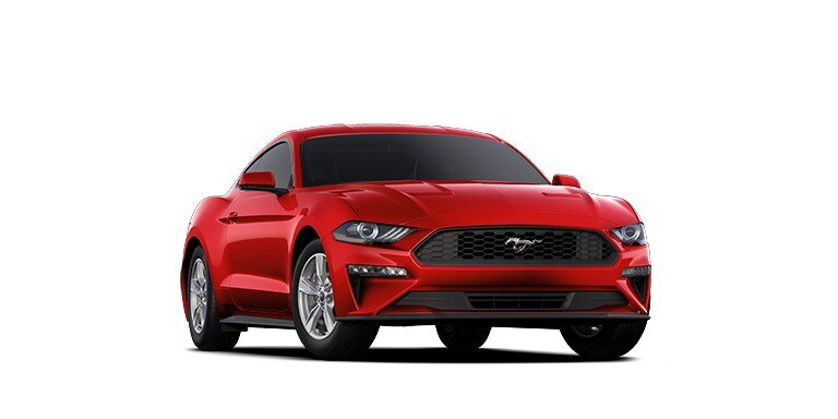 Mustang coupé 2022 en rouge course