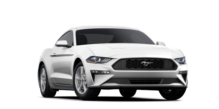 Mustang 2021 en blanc