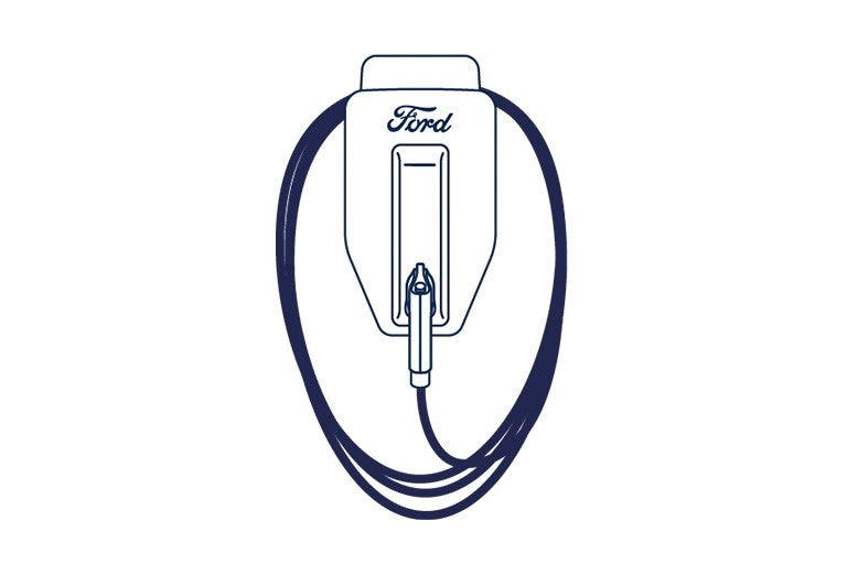 Boîtier mural de la borne de recharge Pro Ford