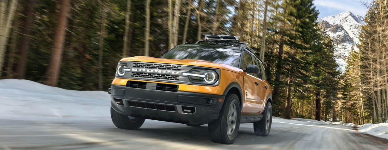 Bronco Sport avec porte-skis en option