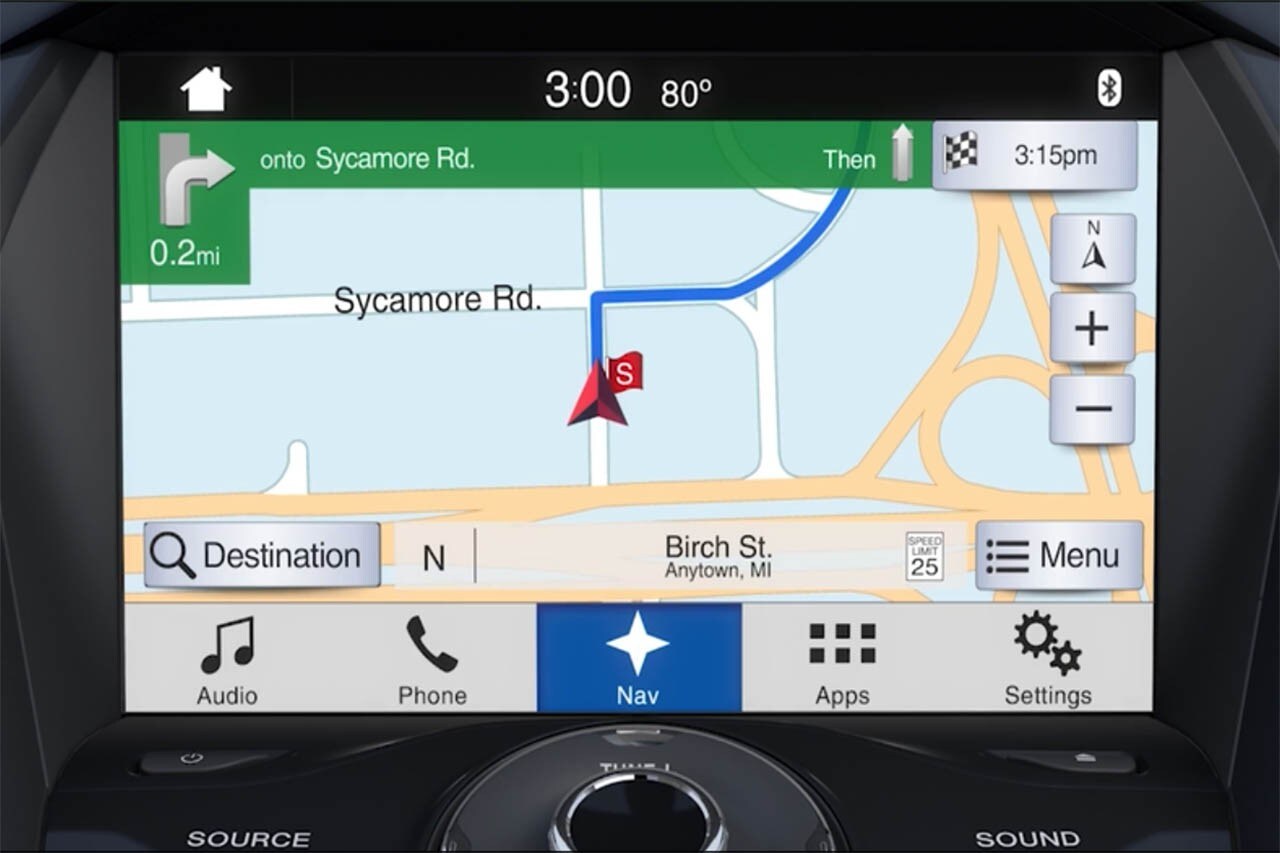 Vidéo d’aperçu de la navigation SYNC