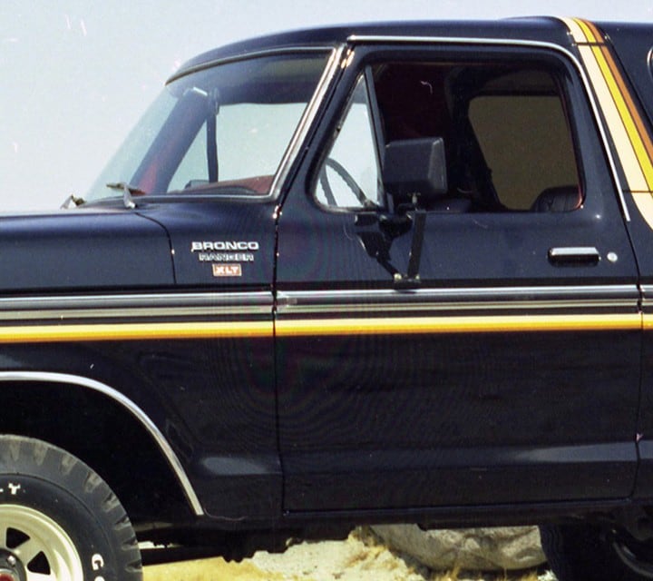Ford Bronco 1978 avec ensemble de roue libre 