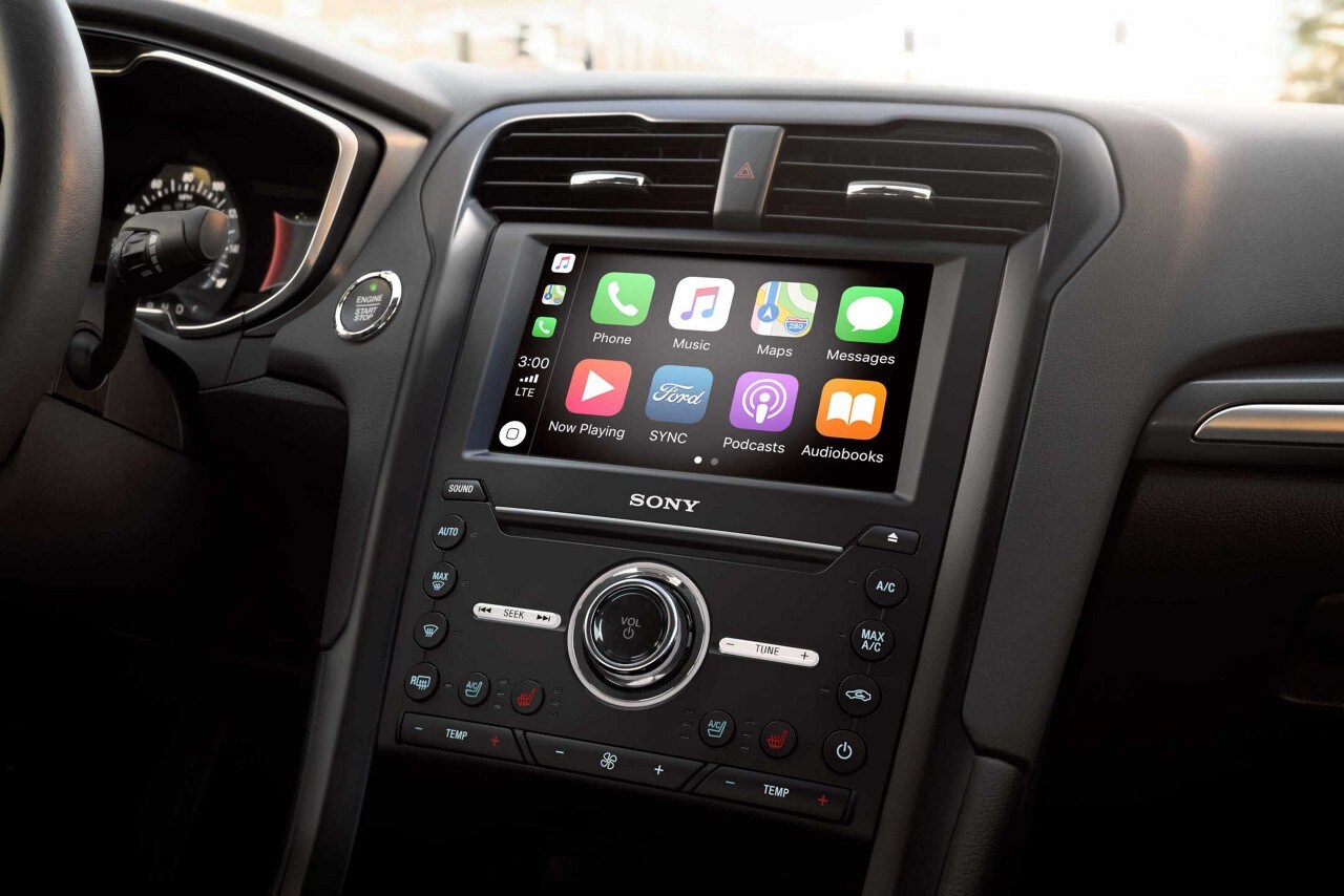 Écran SYNC affichant Apple CarPlay