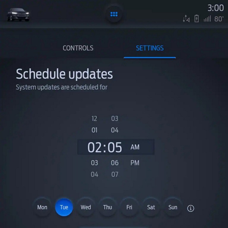 Écran de navigation Sync 4