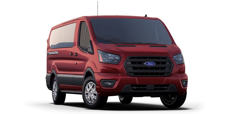 Ford Transit 2021 en rouge