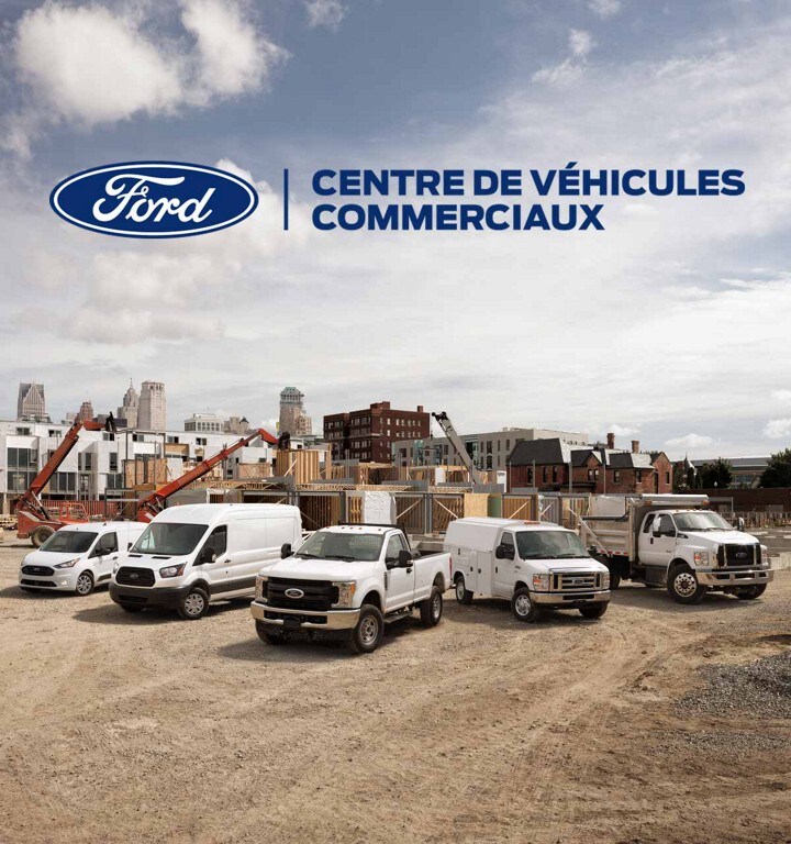 Image du vaste réseau de concessionnaires de véhicules commerciaux Ford