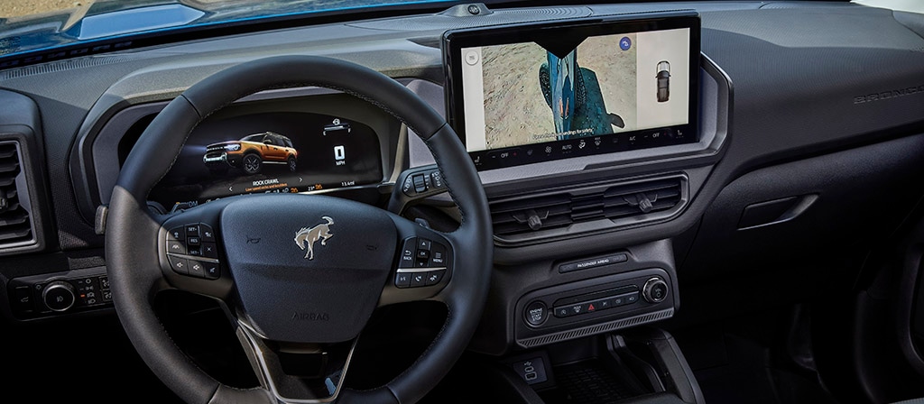 Intérieur du Ford Bronco Sport® 2025 avec volant