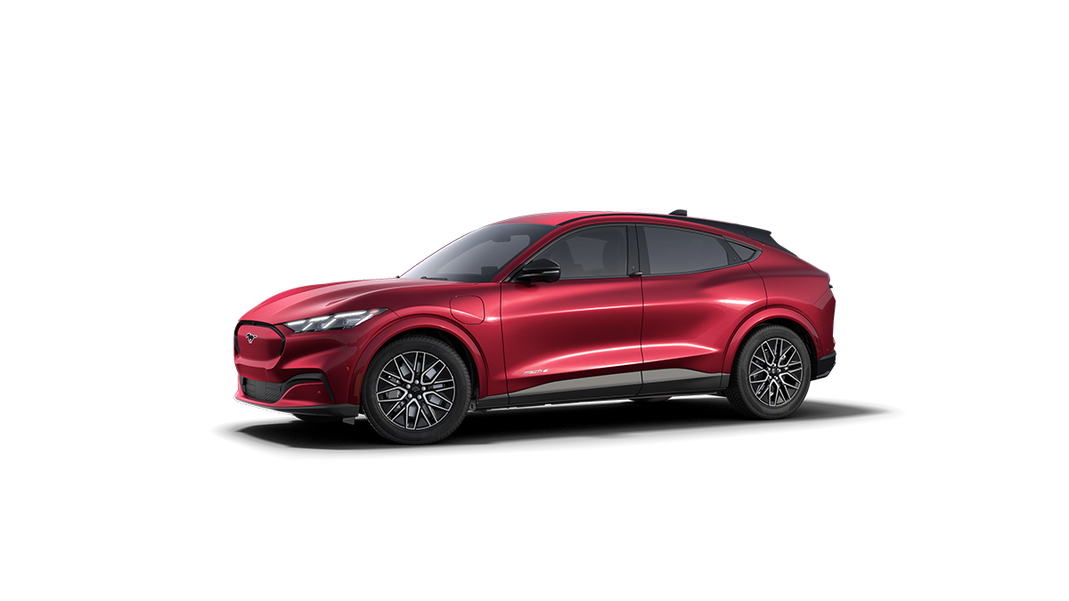 Découvrez la Ford Mustang Mach-E® Premium 2025 en magenta molten