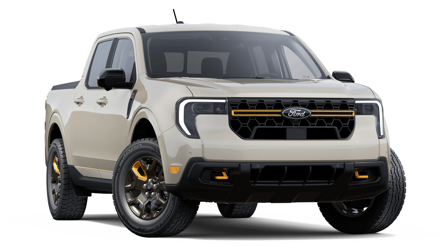 Un Ford Maverick® Tremor® 2025 en sable désertique