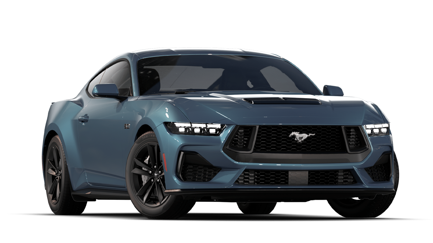 Ford Mustang® GT Coupé 2025 en bleu vapeur