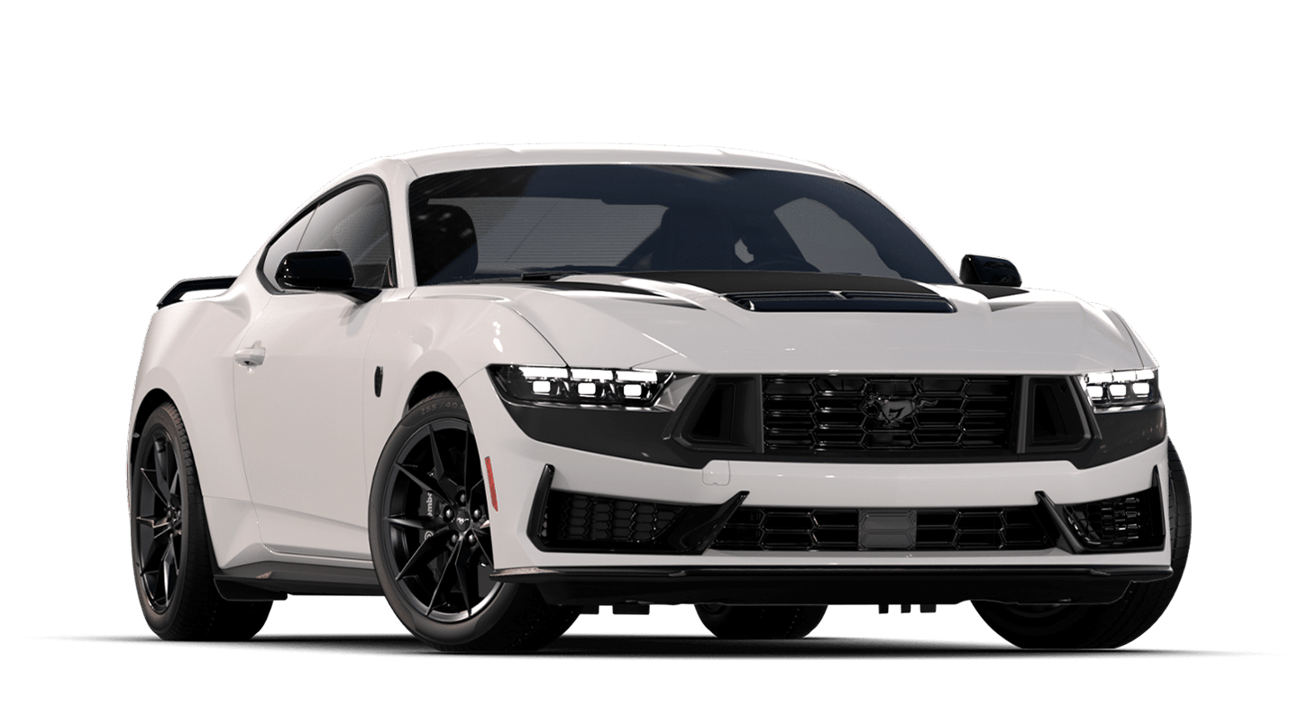 Ford Mustang® Dark Horse™ 2025 en blanc Oxford