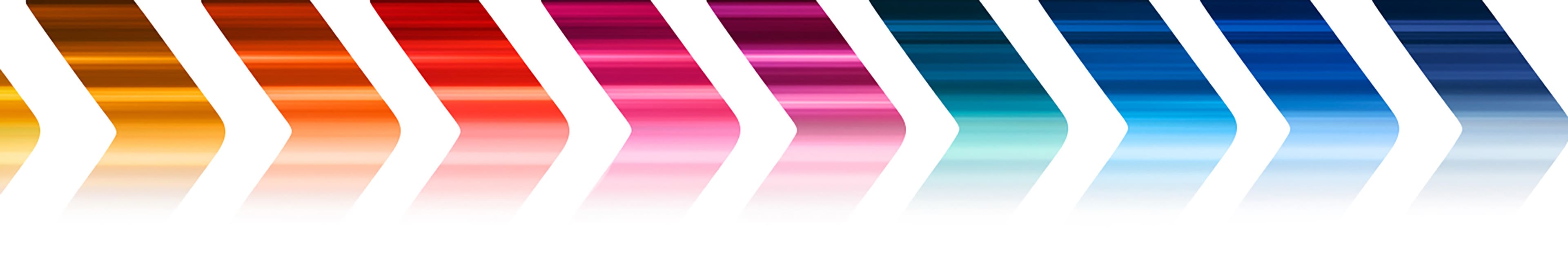 Plusieurs couleurs de chevrons