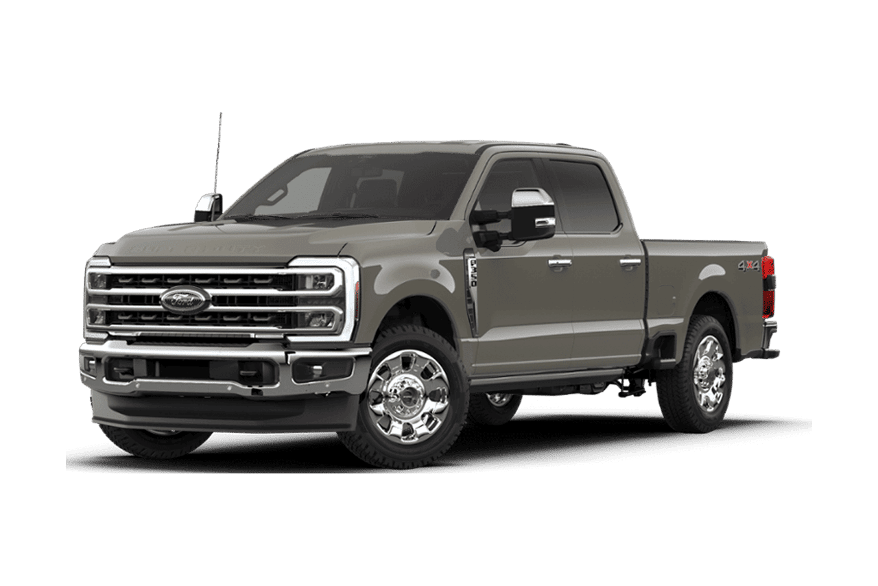 Ford Super Duty® F-350® King Ranch® 2026, couleur noir agate sur fond blanc