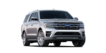 Ford Expedition Platinum MAX 2024 montré en couleur argent emblématique