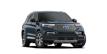 Ford Explorer® Platinum 2023 couleur bleu pierre