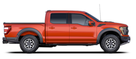Ford F 150 Raptor 2021 en couleur code orange métallisé
