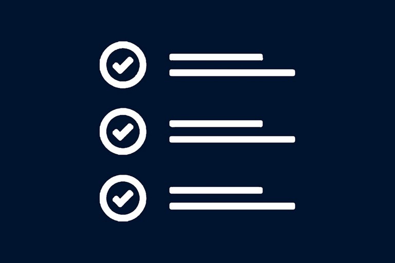 Icône représentant une liste.