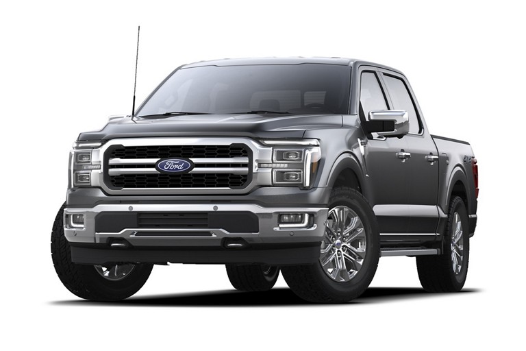 Un Ford F 150 Lariat en gris
