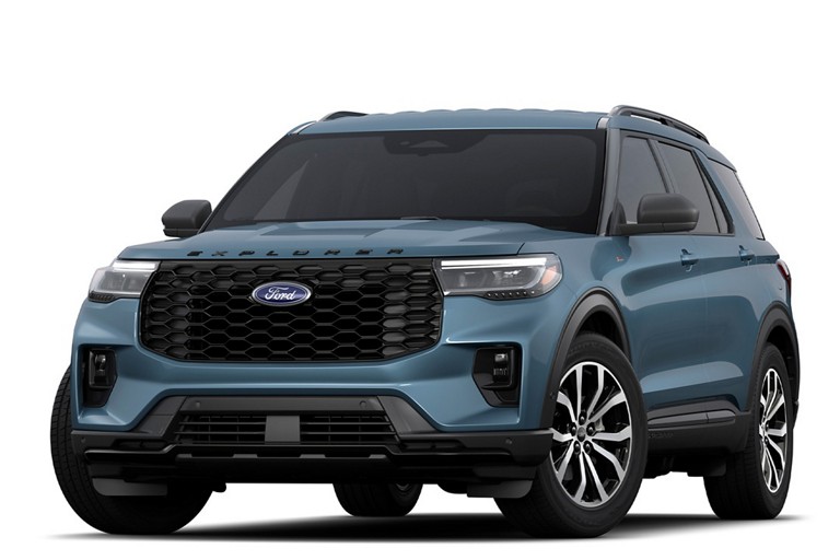 Ford Explorer in blue