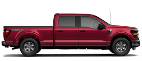 Ford F-150® XLT 2026 en rouge rubis avec ensemble décor noir