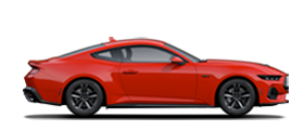 Ford Mustang® GT coupé 2025 en rouge course