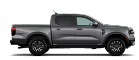 Un Ford Ranger® 2026 en gris carbonisé métallisé