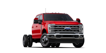 Ford F-350® LARIAT® Super Duty® à châssis-cabine 2025 en rouge course
