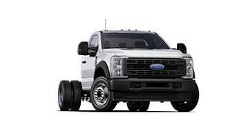 Ford F-550 XL Super Duty® à châssis-cabine 2025 illustré en blanc Oxford