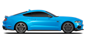Ford Mustang Mach 1 2023 en bleu accrocheur